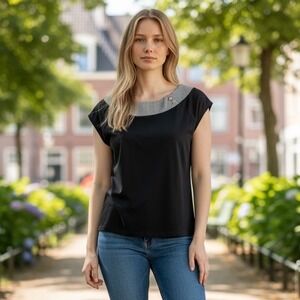 Vintage Gap Knit Blouse Size Small